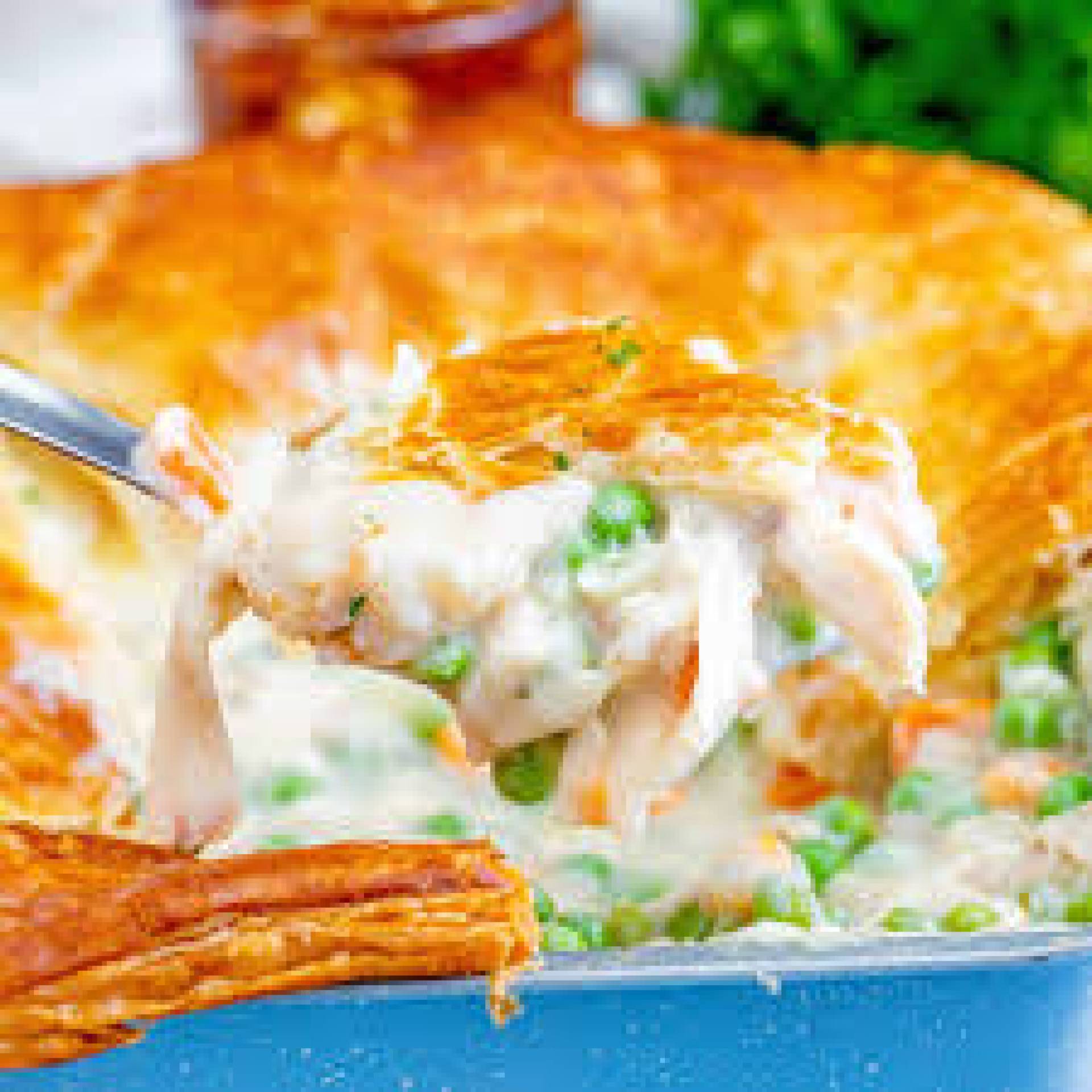 Individual Casserole Serving: Spring Chicken Puff Pastry Pot Pie