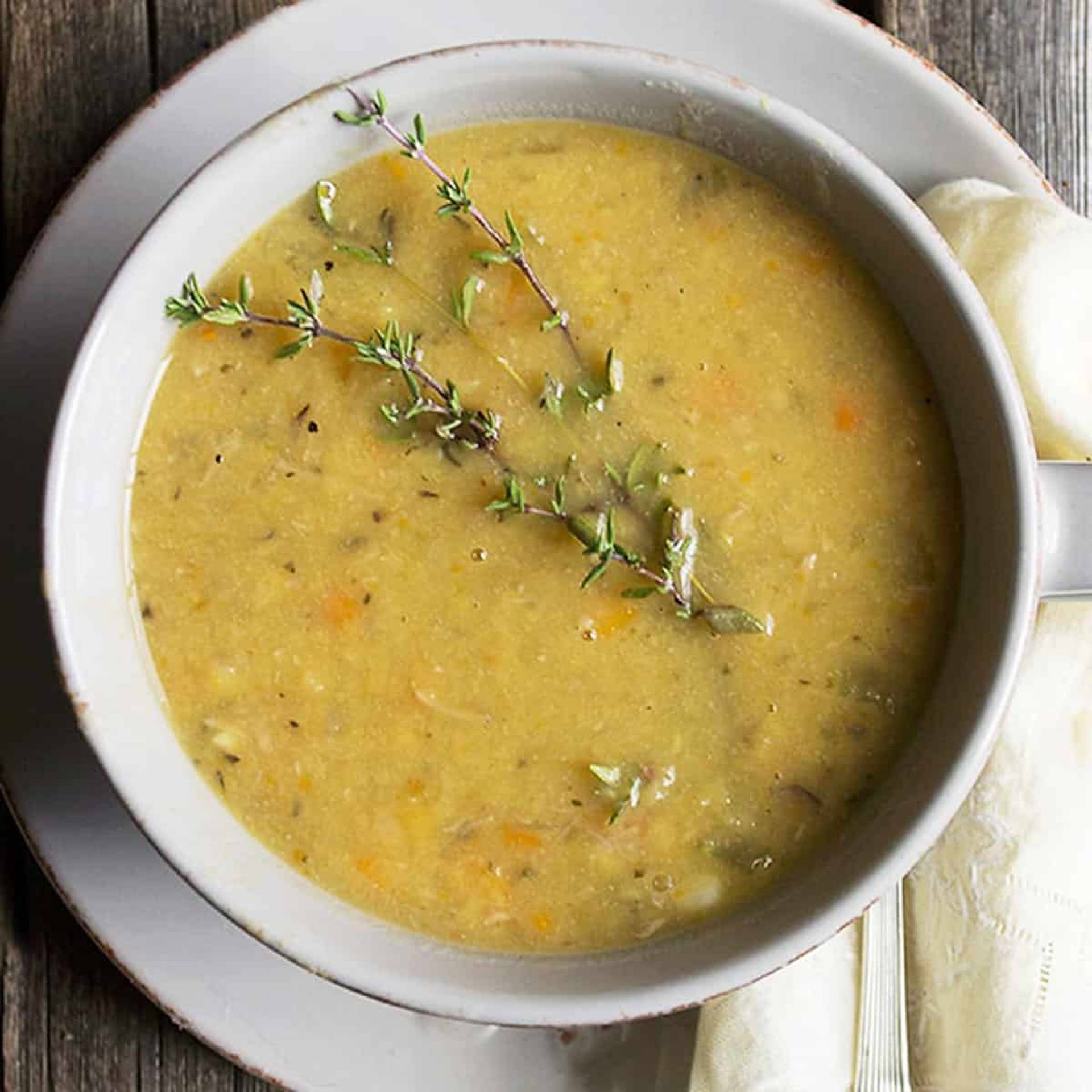 Split Pea Soup with O'Connell Organic Ham