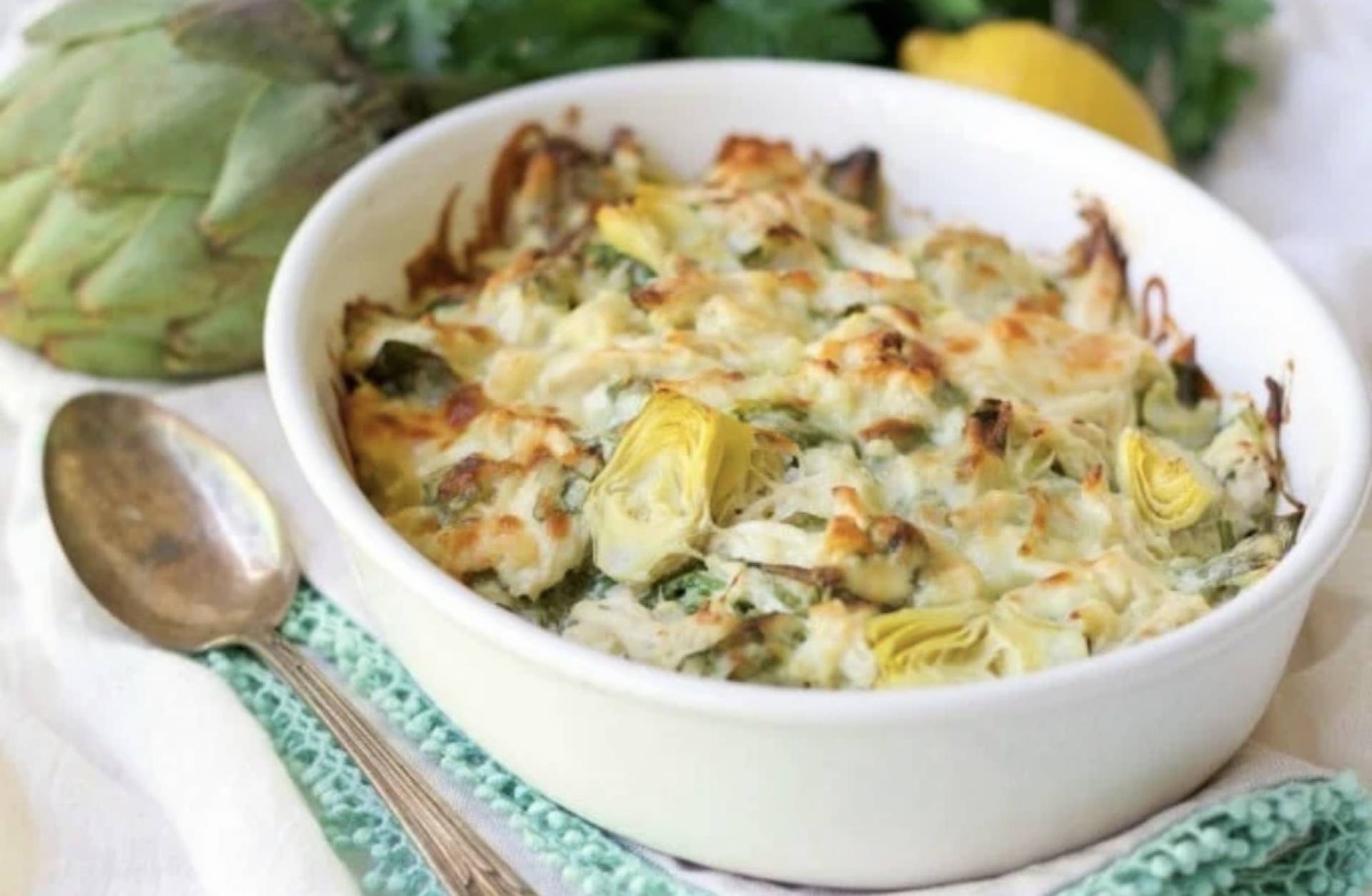 Baked Casserole of the Week: Spinach, Artichoke, Chicken and Rice